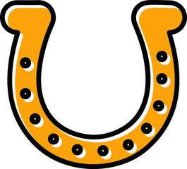 Horse Shoe Vector Icon