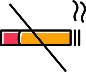 No Smoking Vector Icon