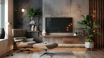 Modern Living Room with a Relaxing Atmosphere