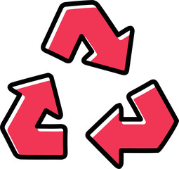 Recycle Arrow Vector Icon