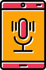 Voice Record Vector Icon