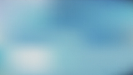 白と青との抽象的なグラデーションメッシュのカラフルな背景。粒子のテクスチャ。