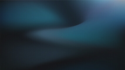 青と黒の暗い抽象的なグラデーションメッシュのカラフルな背景。粒子のテクスチャ。