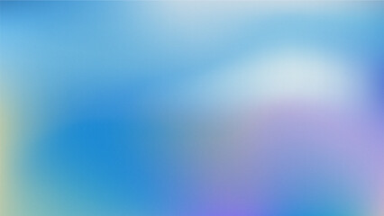 白と青と紫の抽象的なグラデーションメッシュのカラフルな背景。粒子のテクスチャ。