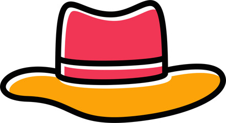 Hat V Vector Icon