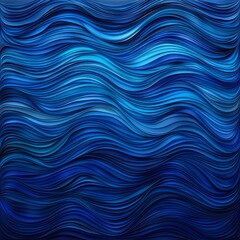 Abstract blue wave pattern background.