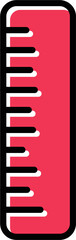 Obraz premium Ruler Vector Icon