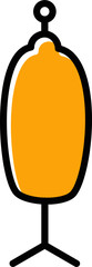 Dress Holder Vector Icon
