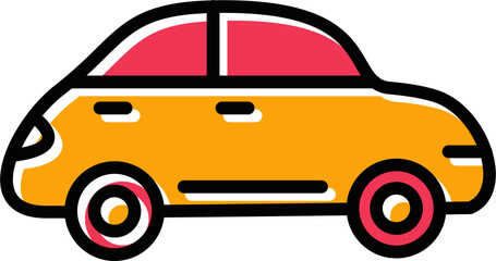 Cab Vector Icon