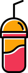 Chocolate Shake Vector Icon