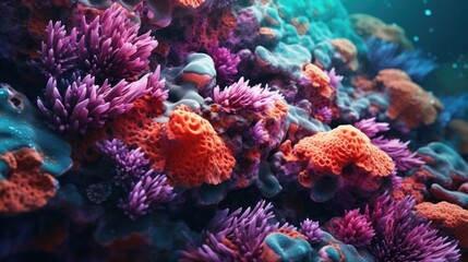 Obraz premium Vibrant Coral Reef