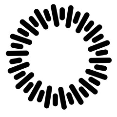 black and white spiral