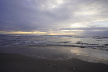 Sonnenuntergang an der Nordssee