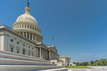 The United States Capitol building in Washington DC, USA.