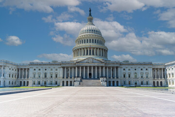 The United States Capitol building in Washington DC, USA.