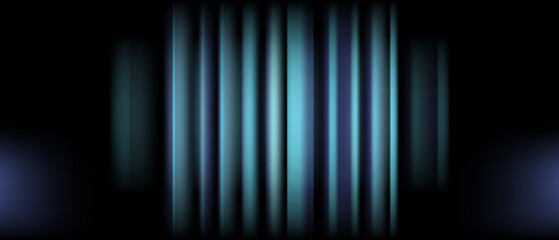 Dark blue background glowing light blue ray spotlight stage studio backdrop product