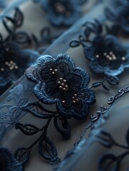 Obraz premium The glamour of black lace underwear: the perfect combination of fashion and comfort