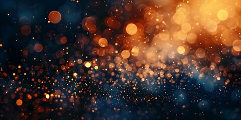 Fototapeta premium Surreal minimalist background with vibrant bokeh lights, perfect for artistic and creative designs. 