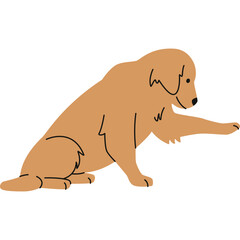 Cute Dog Illustration
