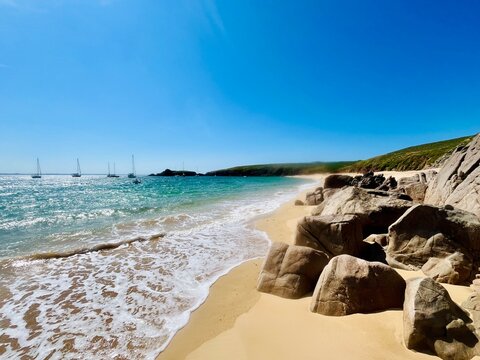 Plage bretonne sur l'ile d'Houat