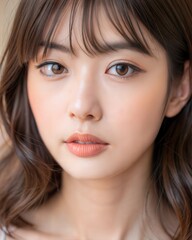 Fototapeta premium 日本人モデルの女の子の肖像画