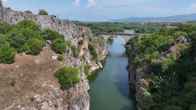 Kosova, Gjakova, river White Drin Canyon
