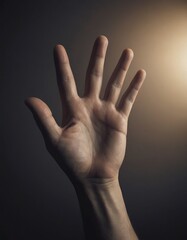 hand of the person, man making gestures