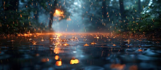 Raining in the Forest