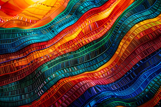 abstract background in latin colors and patterns, hispanic american Heritage Month