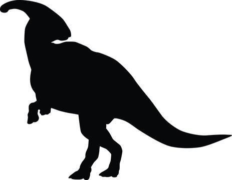 recommend clip art: Dinosaur silhouette full body illustration