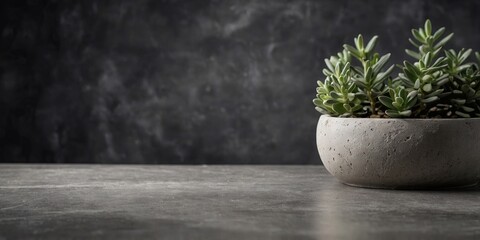 Emtry concrete table top for montage or display your products.