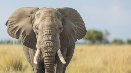 Fototapeta premium Close up of elephant 