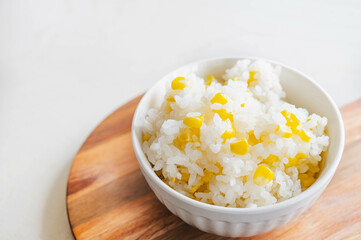 とうもろこしご飯　塩味