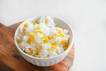 とうもろこしご飯　塩味