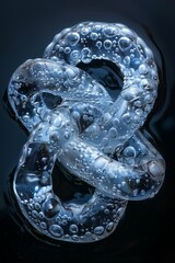 Obraz premium a knot made of water 