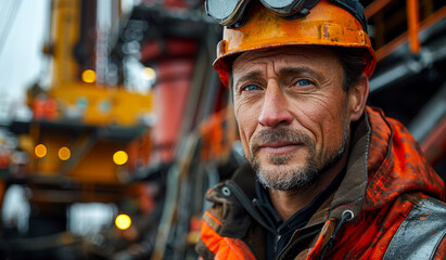 Construction Worker in Safety Gear