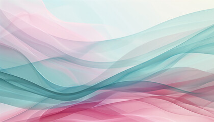 Fototapeta premium An abstract minimalist background featuring a clean composition with soft pink, light blue, deep black, and pure white colors. Emphasizes visual harmony and simplicity. Ideal for modern designs.