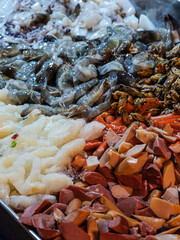 Seafood Market Stall Display