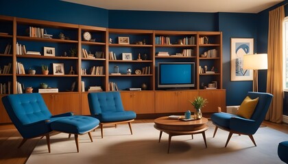 Photo interior modern design room 3d illustration