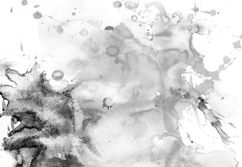 Abstract background of watercolor stains,
 strokes and splashes
