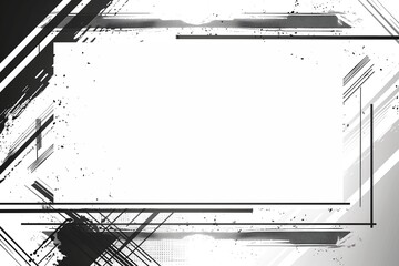 black and white frame