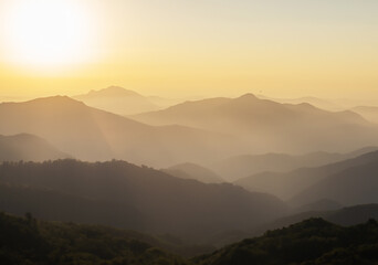 Obraz premium Sunrise: break of day.