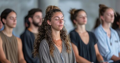 Meditation workshop with a guided session