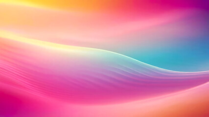 Obraz premium Abstract warm pastel wave blurred background banner with copy space 
