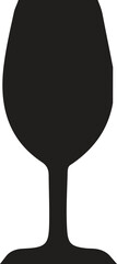 Wine clip art design on plain white transparent isolated background for card, shirt, hoodie, sweatshirt, apparel, tag, mug, icon, poster or badge