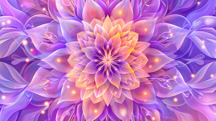 Fototapeta premium A beautiful mandala flower pattern background