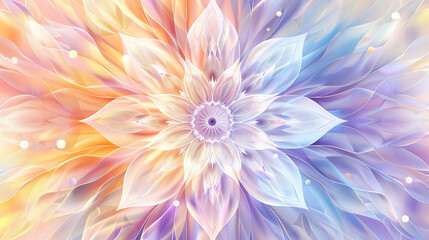 Obraz premium A beautiful mandala flower pattern background