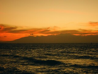 Obraz premium sunset on the beach