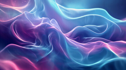 Obraz premium Abstract Flowing Pattern in Shades of Blue and Purple