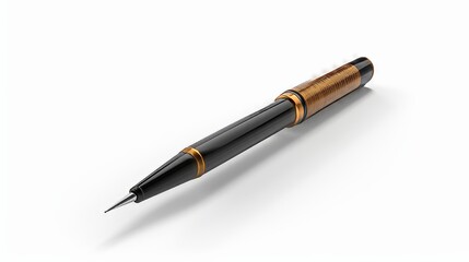 Naklejka premium icon pen tool writing flat animation isolated on white background 4k. Tools isolated on white. Photo realistic photo.